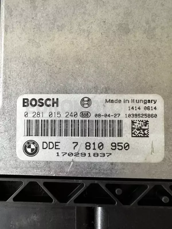 Блок керування двигуном BMW 5 3.0tdi (E60/E61) 2003-2010 0281015240 it-10320 Дизель - 2