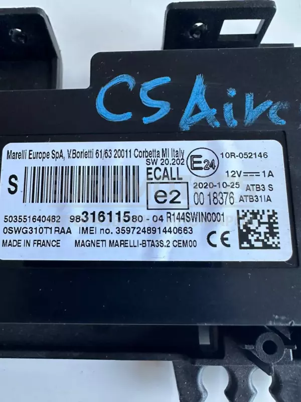 блок управления Bluetooth Citroen C5 Aircross 1.5hdi (euro-6) 2017 503551640482 it-10356 Дизель - 2