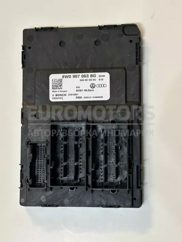 Блок керування комфортом BSM Audi A4 3.0tdi (B9) 2015-2023 8W0907063BG it-10367 Дизель euromotors.com.ua