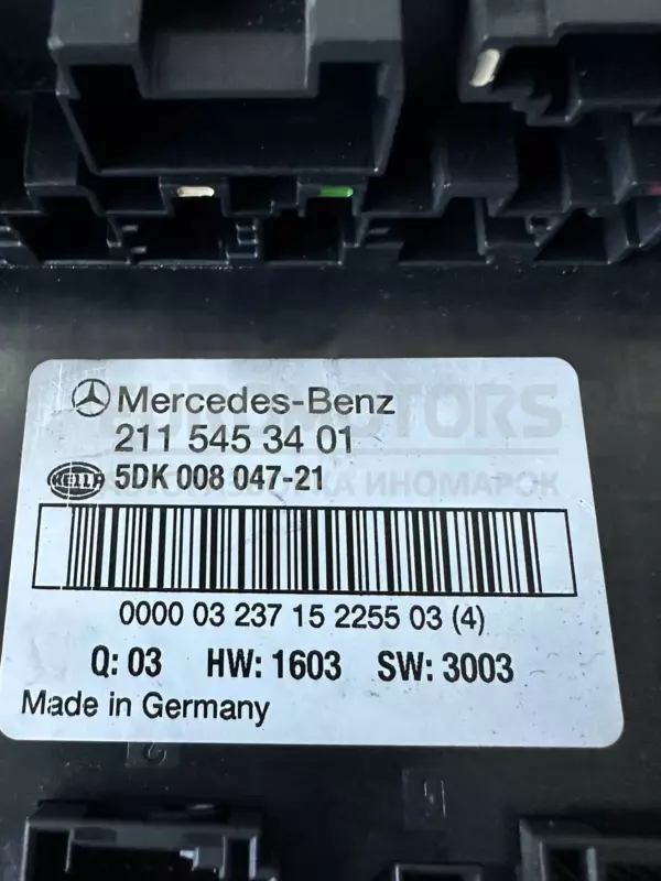 Блок управління SAM Mercedes E-class 2.2cdi (W211) 2002-2009 2115453401 it-10421 Дизель - 2
