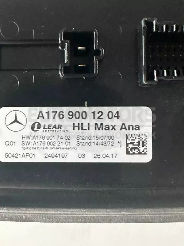 Блок керування світлодіодними фарами Mercedes A-class 1.5cdi (W176) 2012-2018 A1769001204 it-10477 Дизель - 3