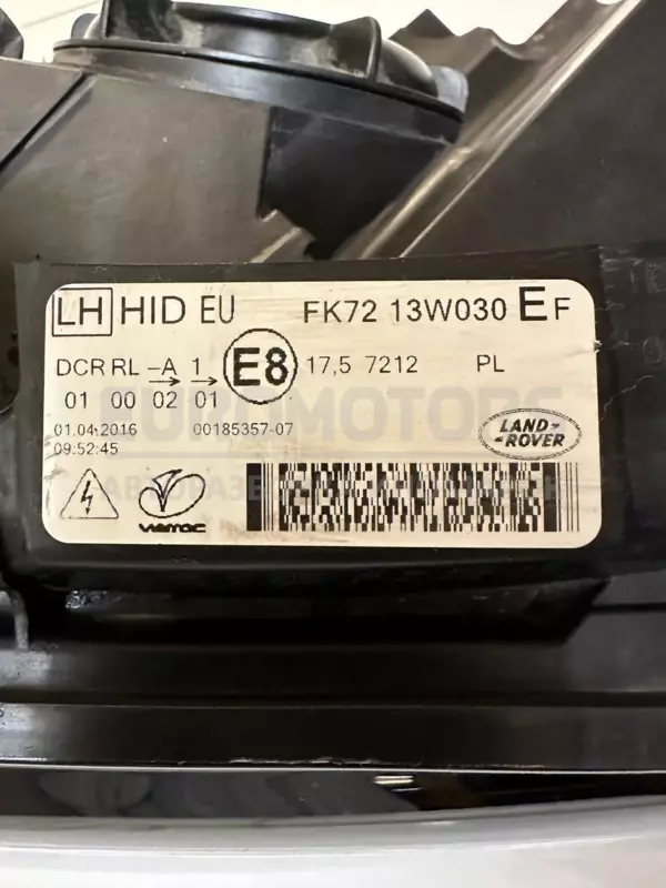 Биксенон левая фара Land Rover Discovery Sport 2.0d 2014-2019 FK72-13W030 EF it-10478 Дизель - 5