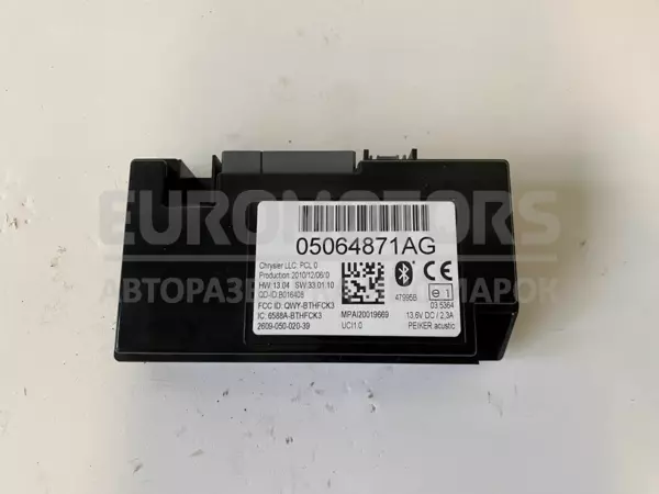 Блок управління Bluetooth Jeep Cherokee 2.8crd 2007-2012 05064871ag it-10602 Дизель euromotors.com.ua
