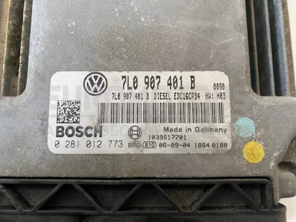 Блок управления двигателем VW Touareg 3.0tdi 2002-2010 7l0907401b it-10606 Дизель - 2