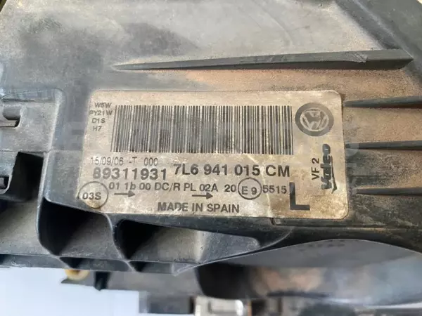 Ліва ксенонова фара VW Touareg 3.0tdi 2002-2010 7L6941015CM it-10608 Дизель - 4
