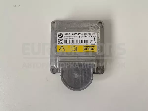 Блок управления AIRBAG BMW 3 2.0tdi (F30/F31) 2012-2019 6863433 it-10747 Дизель euromotors.com.ua