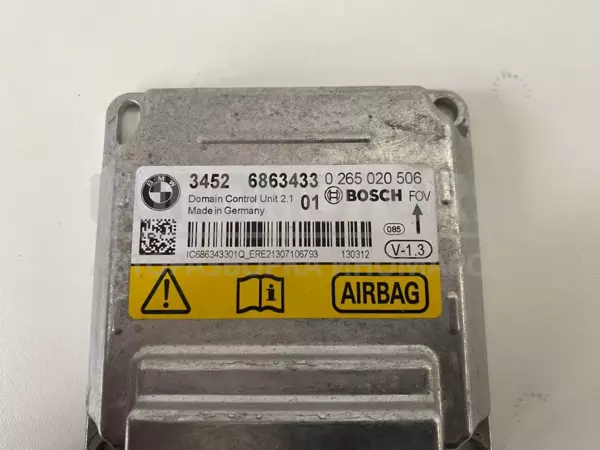Блок управления AIRBAG BMW 3 2.0tdi (F30/F31) 2012-2019 6863433 it-10747 Дизель - 2
