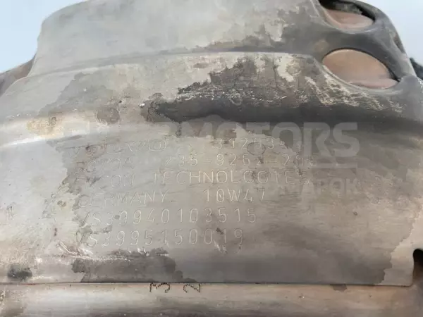 Каталізатор фільтра сажі Volvo S60 2.0td D3 2010-2018 31293464 it-10809 Дизель - 4