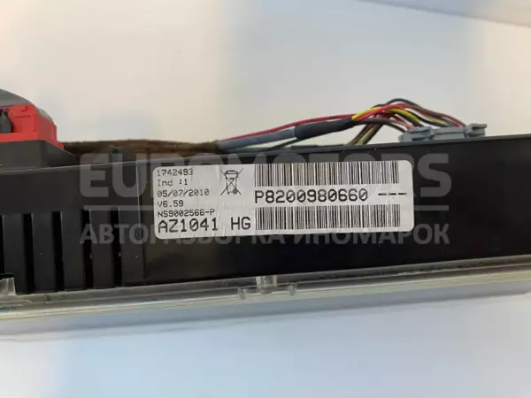 Панель приборов Renault Espace 2.0dCi (IV) 2002-2014 p8200980660 it-10847 Дизель - 3