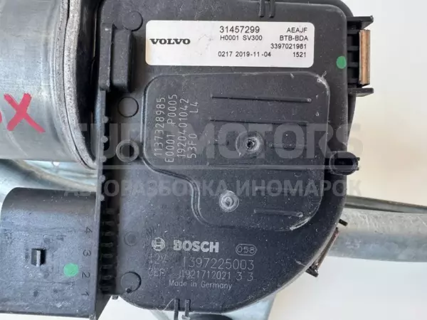 Склоочисники з електродвигуном Volvo XC40 1.5 2017 3397021981 it-11049 Бензин - 4