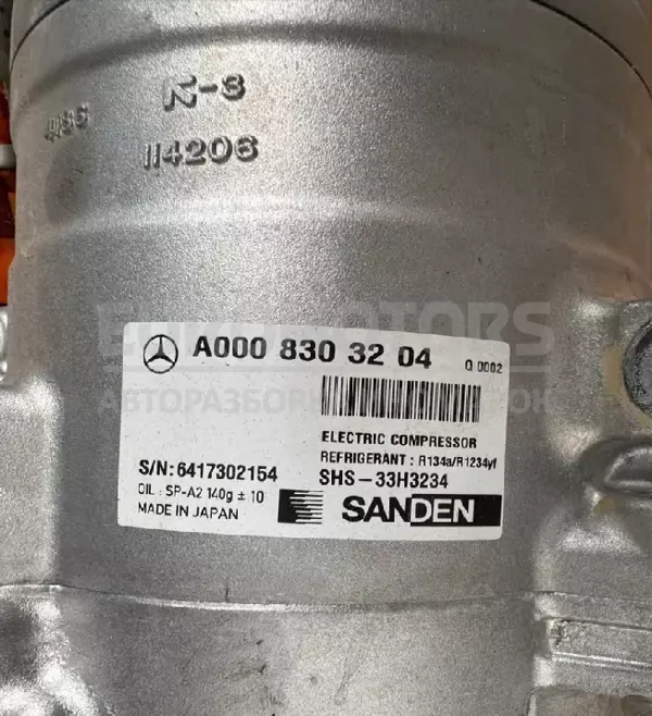 Компресор кондиціонера Mercedes EQC (N293) 2019-2023 A0008303204 it-10059 - 2