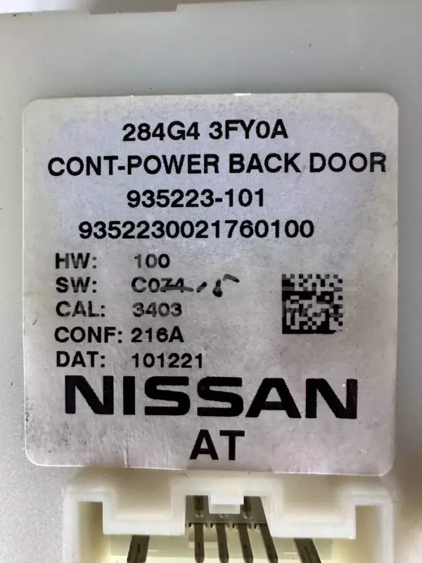 Блок управления Крышкою багажника Infiniti FX 3.0dCi 2008-2012 284G43FY0A it-10160 Дизель - 2