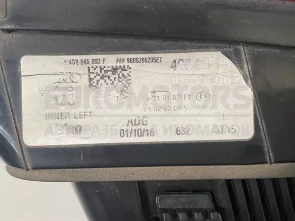 Лівий внутрішній світлодіодний ліхтар Audi A6 3.0tdi (C7) 2011 4G9945093F it-11253 Дизель - 6