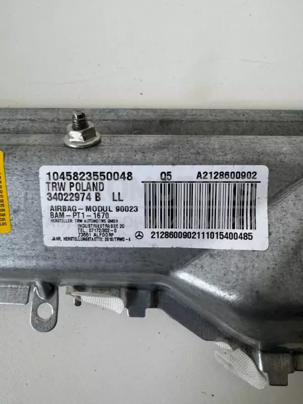 Нижня подушка безпеки (коліно) Mercedes E-class 1.8 (W212) 2009-2016 34022974B it-11351 Бензин - 3