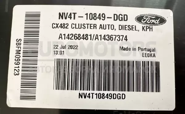 Приборная панель со спидометром Ford Kuga 2.0tdci (Ecoblue) 2019 NV4T10849DGD it-10087 Дизель - 4