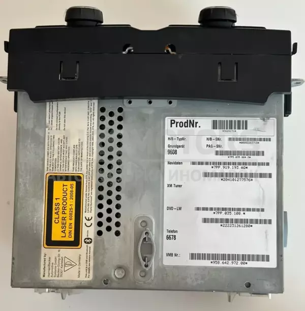 Дисплей авторадіо CD/DVD/GPS/Navigatore Porsche Cayenne 3.0tdi 2010 7P5035884M it-10098 Дизель - 5
