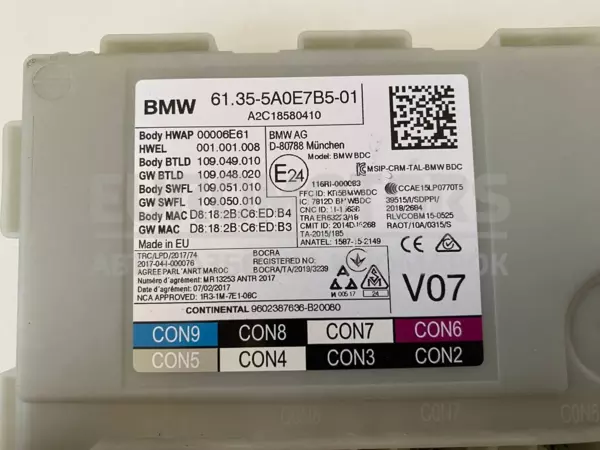 Модуль комфорта/удобства BMW X3 2.0 16V (G01) 2017 5A0E7B5 it-10724 Бензин - 3