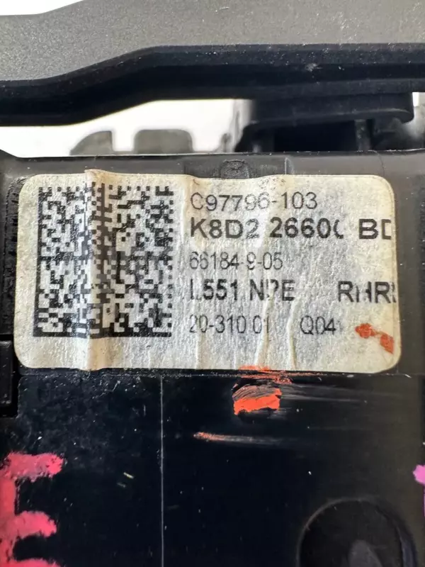 Внешняя ручка правой задней двери Land Rover Evoque 2.0d 2018 K8D226600 it-10820 Дизель - 3