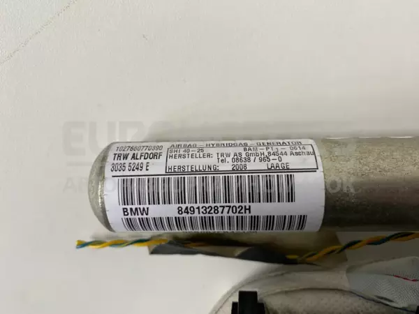 Левая боковая шторка безопасности BMW 1 2.0tdi (E81/E87) 2004-2011 84913287702H it-10969 Дизель - 2