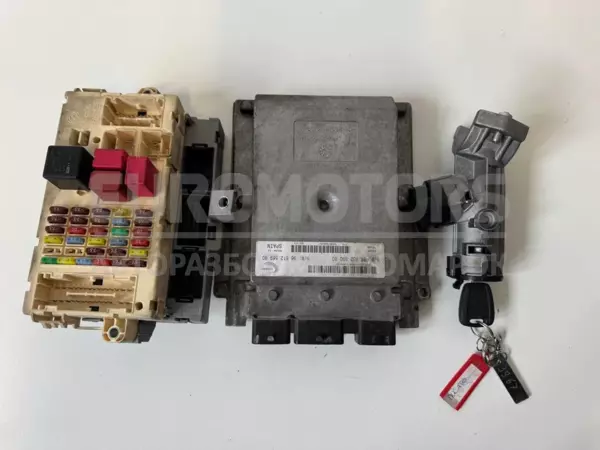 Блок управления двигателем (полный комплект зажигания) Fiat Ducato 2.2hdi 2006-2014 9663289080 it-11359 Дизель euromotors.com.ua