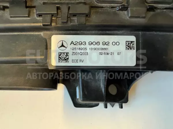 Денні ходові вогні зі світлодіодним підсвічуванням Mercedes EQC (N293) 2019-2023 a2939069200 it-10505 - 3