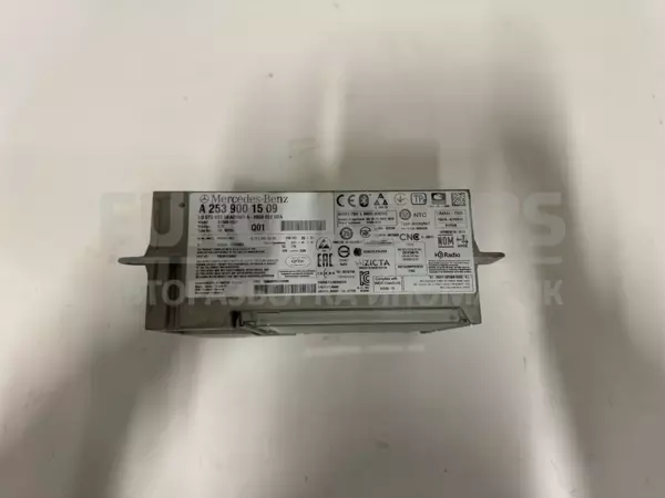 Блок управления магнитолой CD/DVD/GPS/Навигатор Mercedes EQC (N293) 2019-2023 a2539001509 it-10508 - 2