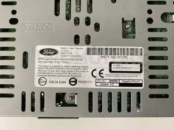 Блок керування магнітолою CD/DVD/GPS/Навігатор Ford Mondeo 2.0tdci (V) 2015 HS7T-19C107-PE it-10753 Дизель - 4