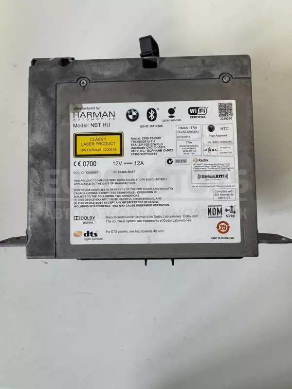 Блок управления автомобильным радиоприемником CD/DVD/GPS/навигатором BMW 3 2.0tdi (F34) 2013-2020 CI932731401 it-11349 Дизель euromotors.com.ua