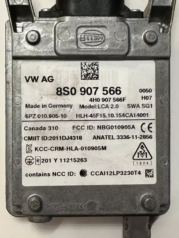 Датчик радара зміни смуги руху Audi TT 2.0 TFSI (8S) 2015 8S0907566 it-11214 Бензин - 2