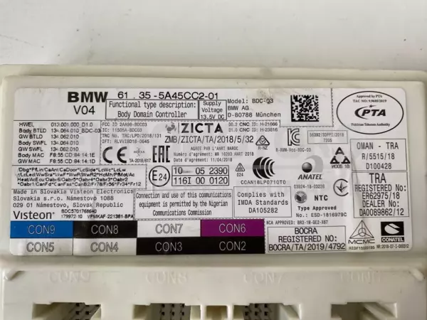 Блок предохранителей BMW 1 2.0tdi (F40) 2019-2024 6135-5A45CC2 it-11304 Дизель - 3