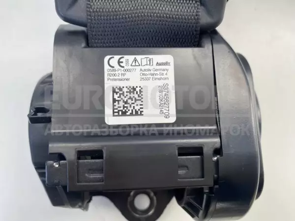 Задній лівий ремінь безпеки BMW 1 2.0tdi (F40) 2019-2024 S3745627709 it-11326 Дизель - 6