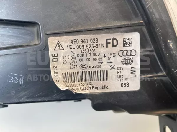 Левая светодиодная фара Audi A6 3.0tdi (C6) 2004-2011 4F0941029 it-11537 Дизель - 7