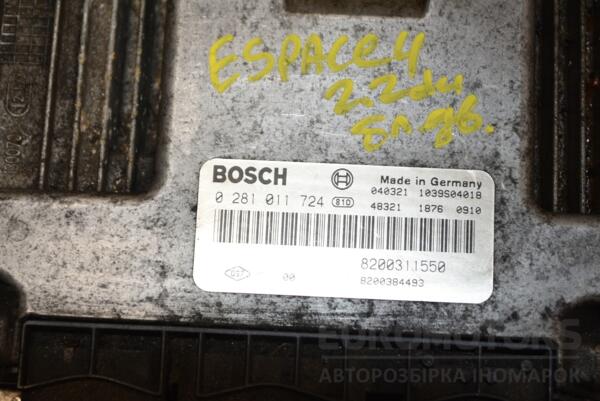 Блок управления двигателем Renault Espace 2.2dci (IV) 2002-2014 0281011724 382325 - 2
