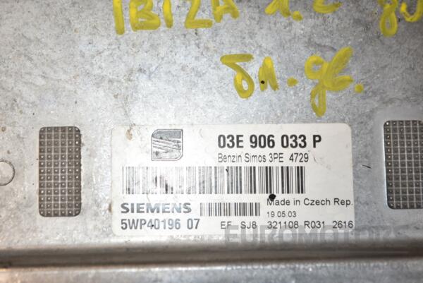 Блок управления двигателем Seat Ibiza 1.2 12V 2002-2008 03E906033P 382349 - 2
