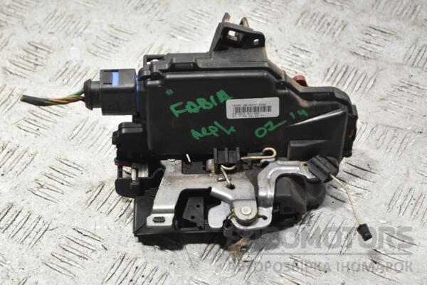 Замок двери передний левый электр 8 пинов Skoda Fabia 2007-2014 3B1837015AR 383448 euromotors.com.ua