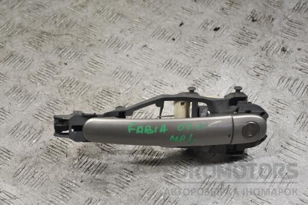 Ручка двери наружная передняя левая Skoda Fabia 2007-2014 383450 euromotors.com.ua