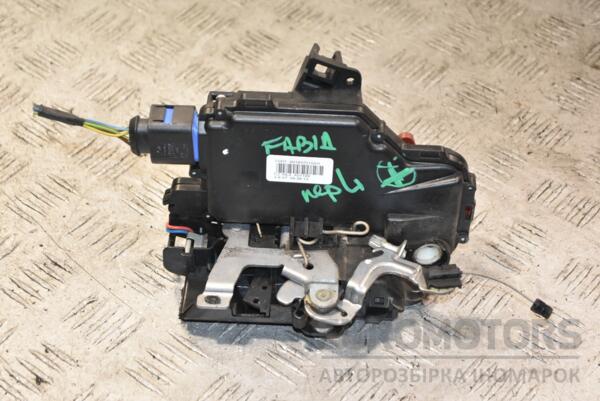 Замок двери передний левый электр 8 пинов Skoda Fabia 2007-2014 3B1837015AR 383460 euromotors.com.ua
