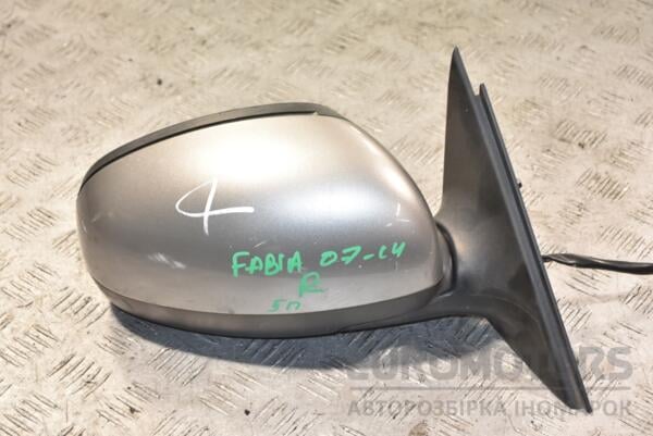 Дзеркало праве електр 5 пинов Skoda Fabia 2007-2014 383470 - 2