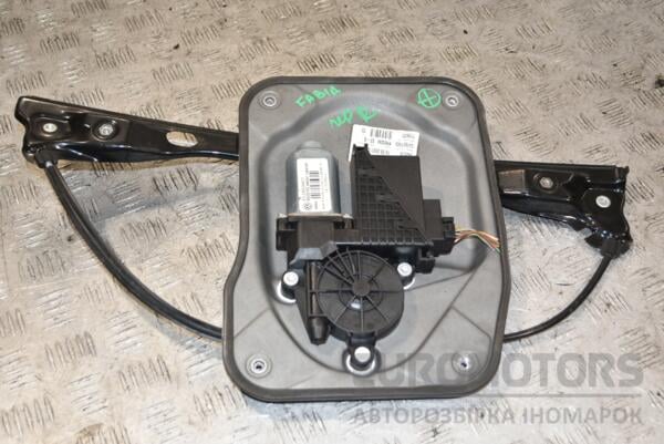 Стеклоподъемник передний правый электр 14 пинов Skoda Fabia 2007-2014 5J1837402 383483 euromotors.com.ua