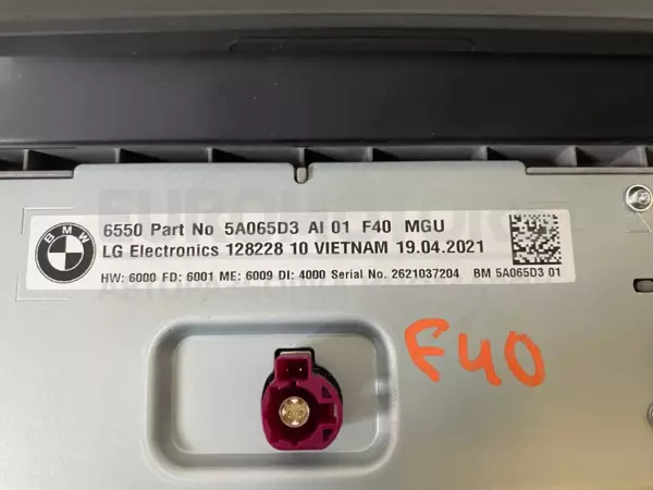 Навигатор по дисплею монитора BMW 1 2.0tdi (F40) 2019-2024 5A065D3 it-11296 Дизель - 7