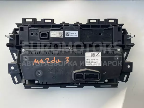 Блок управління кліматом клімат-контроль Mazda 3 2.2tdi 2013-2019 BHT161190E it-11784 Дизель - 2