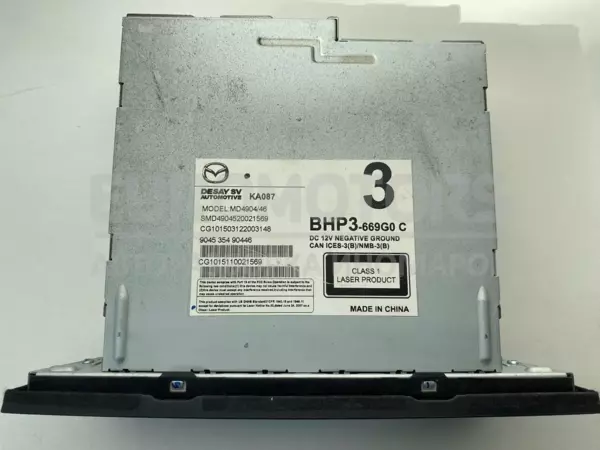 CD/DVD-плеер Mazda 3 2.2tdi 2013-2019 BHP3-669G0C it-11789 Дизель - 2
