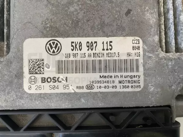 Блок управления двигателем VW Golf 2.0 16V TSI (VI) 2008-2013 0261S04951 it-11799 Бензин - 4