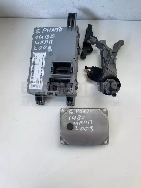 Блок керування двигуном (повний комплект запалювання) Fiat Grande Punto 1.4 2005 E3036277 it-11990 Бензин euromotors.com.ua