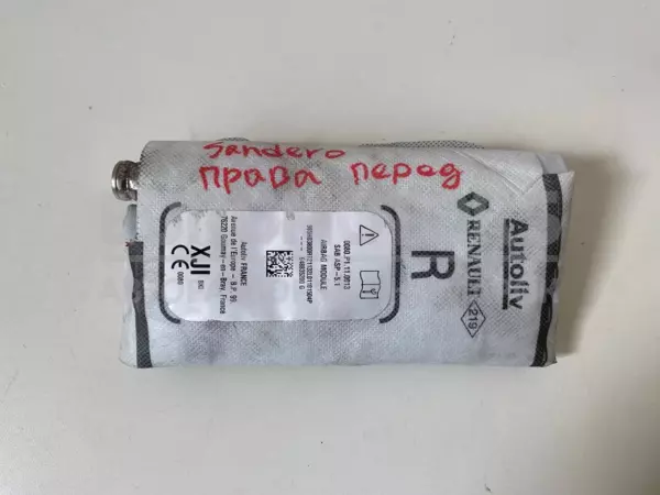 Подушка безопасности переднего правого сиденья Dacia Sandero 1.0 (III) 2020 0080P1110013 it-11906 Бензин euromotors.com.ua
