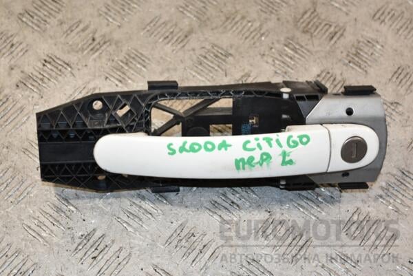 Ручка двери наружная передняя левая (дефект) Skoda Citigo 2011-2020 384512 euromotors.com.ua