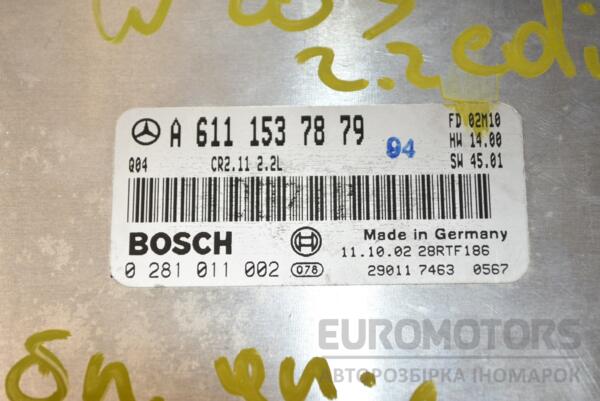 Блок управления двигателем Mercedes C-class 2.2cdi (W203) 2000-2007 A6111537879 385013 - 2