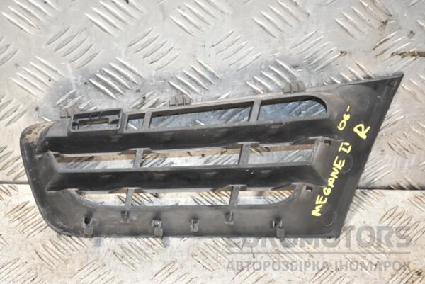 Решітка радіатора права 06- Renault Megane (II) 2003-2009 8200412380 385127 - 2
