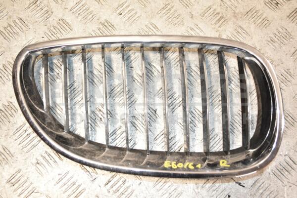 Решетка радиатора правая (дефект) BMW 5 (E60/E61) 2003-2010 51137065702 385842 euromotors.com.ua