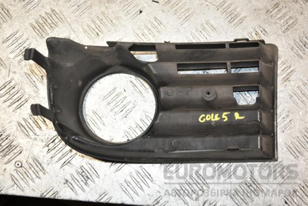 Накладка бампера под птф правая VW Golf (V) 2003-2008 1K0853666B 385882 - 2